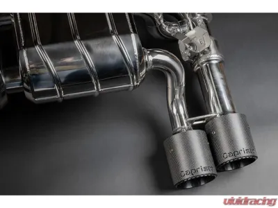 Capristo Exhaust Valved Exhaust with Mid-Silencer/OPF Spare, Wicrom Tips (OE Actuators) - 02BM09903030-G