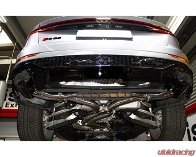 Capristo Exhaust OEM Tips Valved Exhaust w/ Middle Silencer Spare Audi SQ8 2020-2023 - 02AU11903016SQ