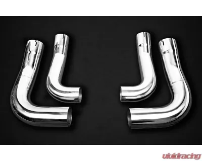 Capristo Exhaust OEM Tips Valved Exhaust w/ Middle Silencer Spare Audi SQ8 2020-2023 - 02AU11903016SQ
