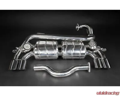 Capristo Exhaust X-Pipe Valve Exhaust w/ Cat Race CES3 Ferrari 328 GTB | GTS 1985-1989 - 02FE05803007