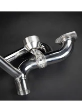 Capristo Exhaust PSE Valved Muffler w/ Black Slanted Wicrom Tips Porsche 718 GT4RS                                     - 02PO01003031-B - Image 4