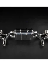 Capristo Exhaust PSE Valved Muffler w/ Black Slanted Wicrom Tips Porsche 718 GT4RS                                     - 02PO01003031-B - Image 7