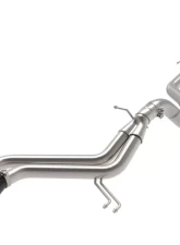 Takeda 2-1/2" - 3" 304 Stainless Catback Exhaust System w/ Black Tips Hyundai Veloster L4 1.6L 2013-2017                                     - 49-37018-B - Image 7