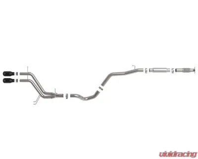 Takeda 2-1/2" - 3" 304 Stainless Catback Exhaust System w/ Black Tips Hyundai Veloster L4 1.6L 2013-2017 - 49-37018-B