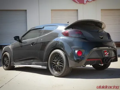 Takeda 2-1/2" - 3" 304 Stainless Catback Exhaust System w/ Black Tips Hyundai Veloster L4 1.6L 2013-2017 - 49-37018-B