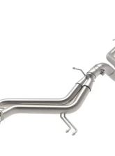 Takeda 2-1/2" - 3" 304 Stainless Catback Exhaust System w/ Carbon Fiber Tips Hyundai Veloster L4 1.6L 2013-2017                                     - 49-37018-C - Image 7