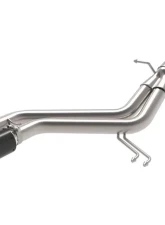 Takeda 2-1/2" 304 Stainless Axle-Back Exhaust System w/ Carbon Fiber Tips Hyundai Veloster L4 1.6L 2013-2017                                     - 49-37019-C - Image 7