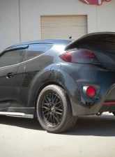 Takeda 2-1/2" 304 Stainless Axle-Back Exhaust System w/ Carbon Fiber Tips Hyundai Veloster L4 1.6L 2013-2017                                     - 49-37019-C - Image 6