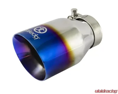 Takeda 2-1/2" 304 Stainless Axle-Back Exhaust System w/ Blue Flame Tips Hyundai Veloster L4 1.6L 2013-2017 - 49-37019-L