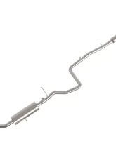 Takeda 2.25" 304 Stainless Catback Exhaust System w/ Black Tip Ford Fiesta L4 1.6L 2014-2019                                     - 49-33134-B - Image 4