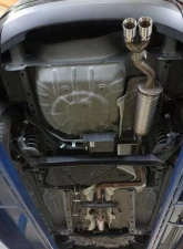 Takeda 2.25" 304 Stainless Catback Exhaust System w/ Polished Tip Ford Fiesta L4 1.6L 2014-2019                                     - 49-33134-P - Image 3