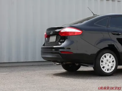 Takeda 2.25" 304 Stainless Catback Exhaust System w/ Polished Tip Ford Fiesta L4 1.6L 2014-2019 - 49-33134-P