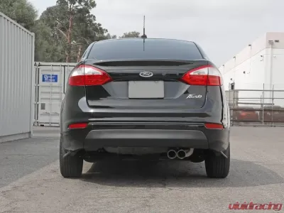 Takeda 2.25" 304 Stainless Catback Exhaust System w/ Polished Tip Ford Fiesta L4 1.6L 2014-2019 - 49-33134-P