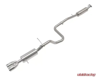Takeda 2.5" 304 Stainless Catback Exhaust System w/ Polished Tip Ford Fiesta ST L4 1.6L (t) EcoBoost 2014-2019 - 49-33140-P