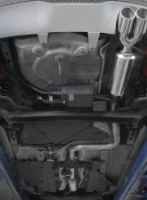 Takeda 2.5" 304 Stainless Catback Exhaust System w/ Polished Tip Ford Fiesta ST L4 1.6L (t) EcoBoost 2014-2019                                     - 49-33140-P - Image 3