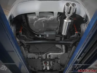 Takeda 2.5" 304 Stainless Catback Exhaust System w/ Polished Tip Ford Fiesta ST L4 1.6L (t) EcoBoost 2014-2019 - 49-33140-P