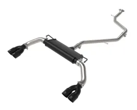 Takeda Stainless Steel Catback Exhaust System w/ Black Tip Lexus UX200 L4 2.0L 2019-2022