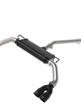 Takeda Stainless Steel Catback Exhaust System w/ Black Tip Lexus UX200 L4 2.0L 2019-2022                                     - 49-36054-B - Image 7
