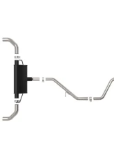 Takeda Stainless Steel Catback Exhaust System w/ Black Tip Lexus UX200 L4 2.0L 2019-2022                                     - 49-36054-B - Image 6