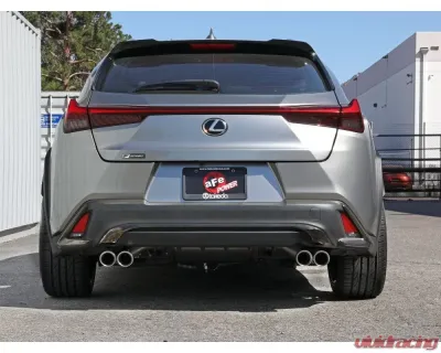 Takeda Stainless Steel Catback Exhaust System w/ Polished Tip Lexus UX200 L4 2.0L 2019-2022 - 49-36054-P