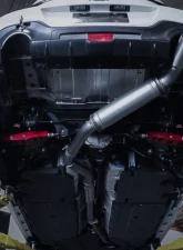 Takeda Takeda 3" 304 Stainless Steel Catback Exhaust System with Brushed Tip Toyota GR86 | Scion FR-S | Subaru BRZ H4-2.0L | 2.4L 2013-2024                                     - 49-36057-H - Image 4