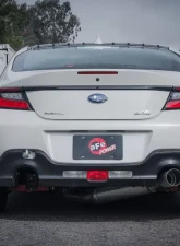 Takeda Takeda 3" 304 Stainless Steel Catback Exhaust System with Brushed Tip Toyota GR86 | Scion FR-S | Subaru BRZ H4-2.0L | 2.4L 2013-2024                                     - 49-36057-H - Image 6