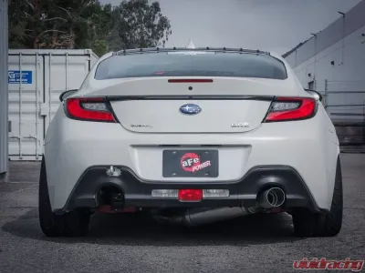 Takeda Takeda 3" 304 Stainless Steel Catback Exhaust System with Brushed Tip Toyota GR86 | Scion FR-S | Subaru BRZ H4-2.0L | 2.4L 2013-2024 - 49-36057-H