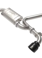 Takeda 3" 304 Stainless Axle-Back Exhaust System w/ Black Tips Hyundai Kona N L4 2.0L (t) 2022-2023                                     - 49-37032-B - Image 5