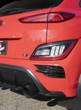 Takeda 3" 304 Stainless Axle-Back Exhaust System w/ Black Tips Hyundai Kona N L4 2.0L (t) 2022-2023                                     - 49-37032-B - Image 5