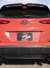 Takeda 3" 304 Stainless Catback Exhaust System w/ Black Tips Hyundai Kona N L4 2.0L (t) 2022-2023                                     - 49-37033-B - Image 4
