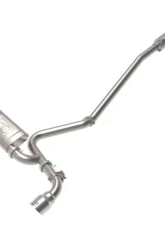 Takeda 3" 304 Stainless Catback Exhaust System w/ Polished Tips Hyundai Kona N L4 2.0L (t) 2022-2023                                     - 49-37033-P - Image 4