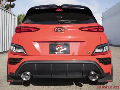 Takeda 3" 304 Stainless Catback Exhaust System w/ Polished Tips Hyundai Kona N L4 2.0L (t) 2022-2023 - 49-37033-P