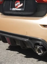 Takeda 2.5" 304 Stainless Catback Exhaust System w/ Carbon Fiber Tips Infiniti Q50 V6 3.7L 2014-2015                                     - 49-36136-C - Image 4