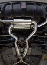 Takeda 2.5" 304 Stainless Catback Exhaust System w/ Blue Flame Tips Infiniti Q50 V6 3.7L 2014-2015                                     - 49-36136-L - Image 3