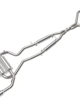 Takeda 2.5" 304 Stainless Catback Exhaust System w/ Polished Tips Infiniti Q50 V6 3.7L 2014-2015                                     - 49-36136-P - Image 4