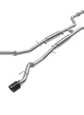 Takeda 2-1/2" 304 Stainless Steel Catback Exhaust System with Carbon Tips Nissan Z Gas V6-3.0L tt 2023-2024                                     - 49-36138-C - Image 3