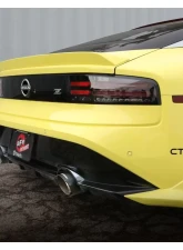Takeda 2-1/2" 304 Stainless Steel Catback Exhaust System with Carbon Tips Nissan Z Gas V6-3.0L tt 2023-2024                                     - 49-36138-C - Image 2