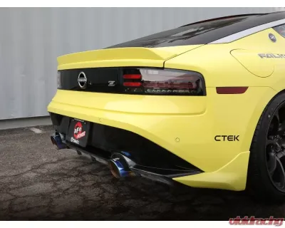 Takeda 2-1/2" 304 Stainless Steel Catback Exhaust System with Blue Flame Tips Nissan Z Gas V6-3.0L tt 2023-2024 - 49-36138-L
