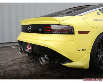 Takeda 2-1/2" 304 Stainless Steel Catback Exhaust System with Polished Tips Nissan Z Gas V6-3.0L tt 2023-2024 - 49-36138-P