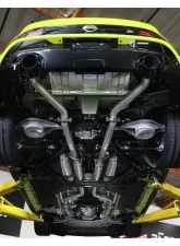 Takeda 2-1/2" 304 Stainless Steel Catback Exhaust System with Polished Tips Nissan Z Gas V6-3.0L tt 2023-2024                                     - 49-36138-P - Image 3