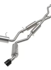 Takeda 2.5" 304 Stainless Catback Exhaust System w/ Black Tips Nissan 370Z V6 3.7L 2009-2020                                     - 49-36139-B - Image 4