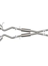 Takeda 2.5" 304 Stainless Catback Exhaust System w/ Black Tips Nissan 370Z V6 3.7L 2009-2020                                     - 49-36139-B - Image 2