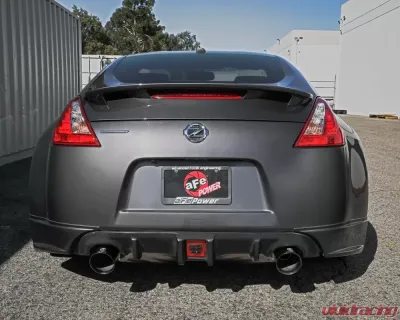 Takeda 2.5" 304 Stainless Catback Exhaust System w/ Black Tips Nissan 370Z V6 3.7L 2009-2020 - 49-36139-B