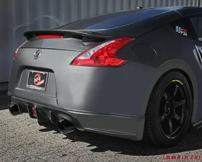 Takeda 2.5" 304 Stainless Catback Exhaust System w/ Black Tips Nissan 370Z V6 3.7L 2009-2020 - 49-36139-B