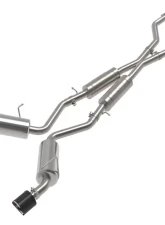Takeda 2.5" 304 Stainless Catback Exhaust System w/ Carbon Fiber Tips Nissan 370Z V6 3.7L 2009-2020                                     - 49-36139-C - Image 4