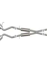 Takeda 2.5" 304 Stainless Catback Exhaust System w/ Carbon Fiber Tips Nissan 370Z V6 3.7L 2009-2020                                     - 49-36139-C - Image 2