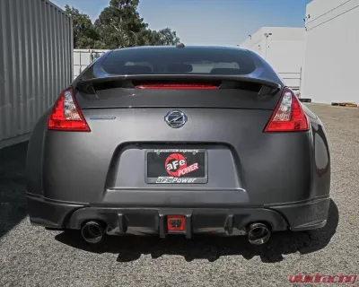 Takeda 2.5" 304 Stainless Catback Exhaust System w/ Carbon Fiber Tips Nissan 370Z V6 3.7L 2009-2020 - 49-36139-C