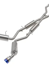 Takeda 2.5" 304 Stainless Catback Exhaust System w/ Blue Flame Tips Nissan 370Z V6 3.7L 2009-2020                                     - 49-36139-L - Image 4