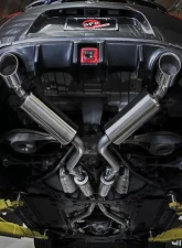 Takeda 2.5" 304 Stainless Catback Exhaust System w/ Polished Tips Nissan 370Z V6 3.7L 2009-2020                                     - 49-36139-P - Image 3