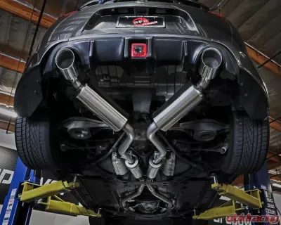Takeda 2.5" 304 Stainless Catback Exhaust System w/ Polished Tips Nissan 370Z V6 3.7L 2009-2020 - 49-36139-P
